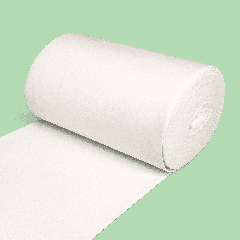 Endüstriyel toz ve sıvı filtrasyonunda kullanılan yüksek kaliteli beyaz filtre kumaşı