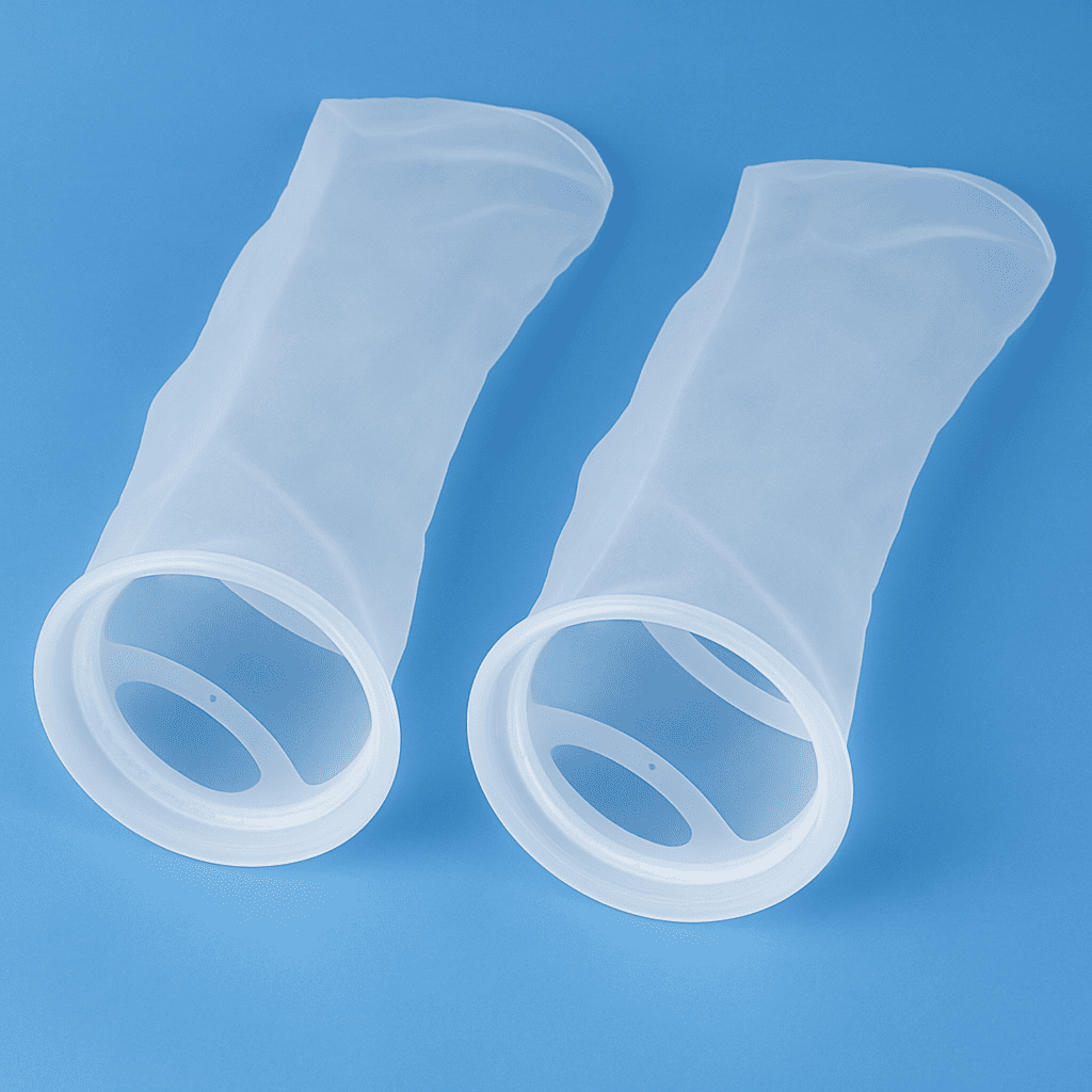 Yüksek sıcaklık endüstriyel filtreleme sistemlerinde kullanılan monofilament sıvı filtre torbası